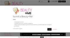 Desktop Screenshot of beautyplusme.com